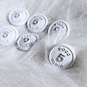 Coco Paris Silver Buttons